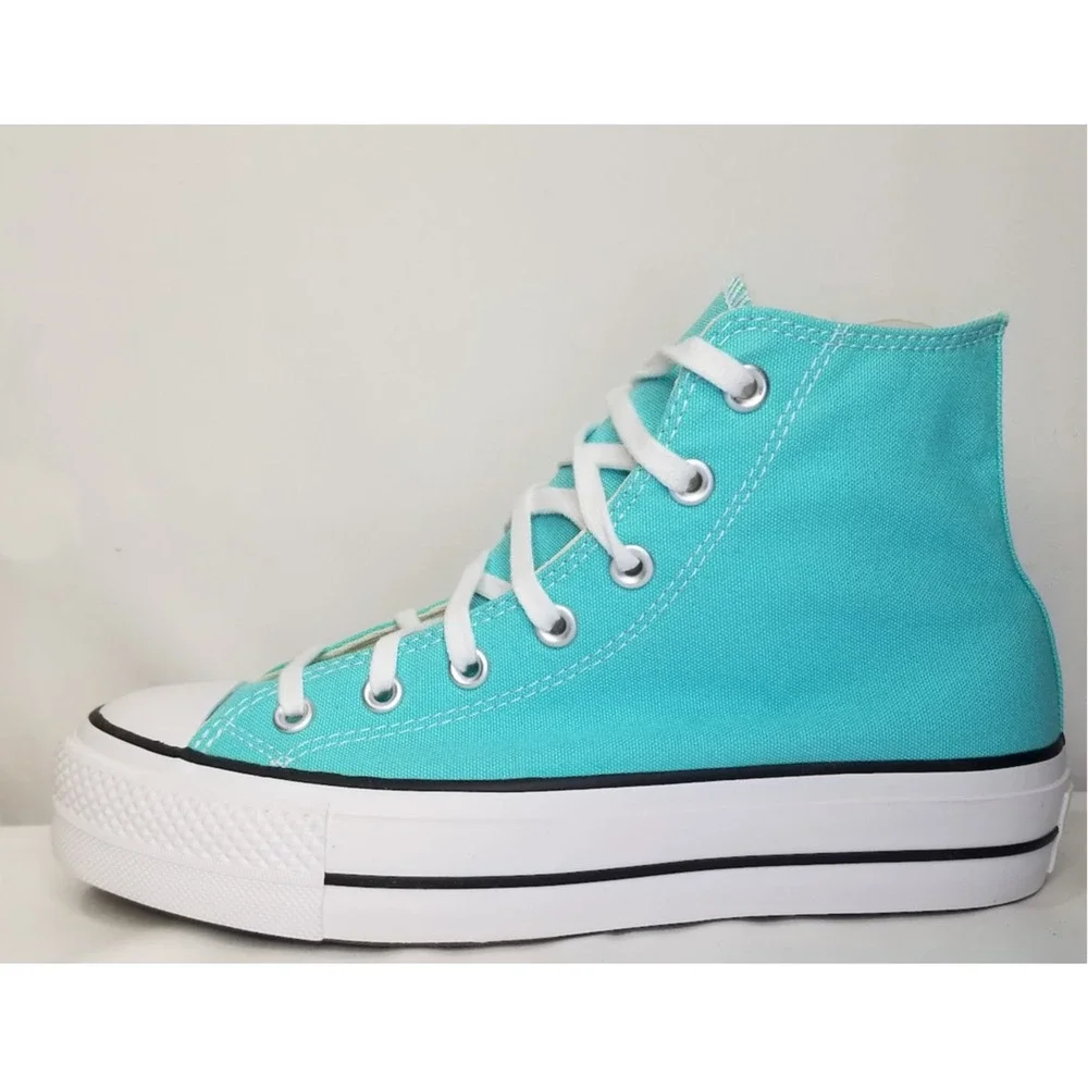 Converse CTAS Lift Hi Tops Brand New Women's Size 7.5 Cyan A07570F NWT - Picture 3 of 6